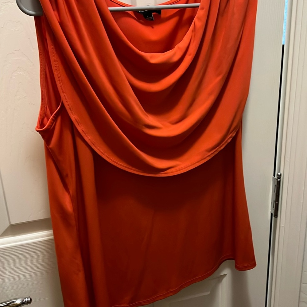 Notations Sz L short sleeve Orange